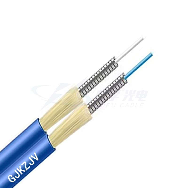 巴中市GJKZJV铠装野战光缆 双芯