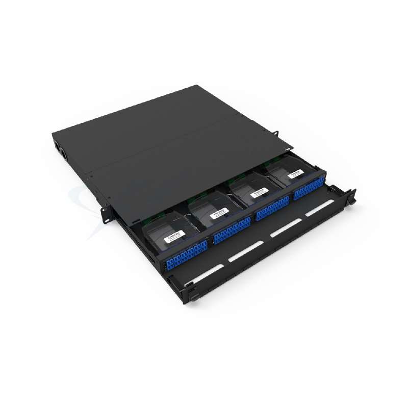 1U 96芯高密度 MPO/MTP-LC光纤配线架