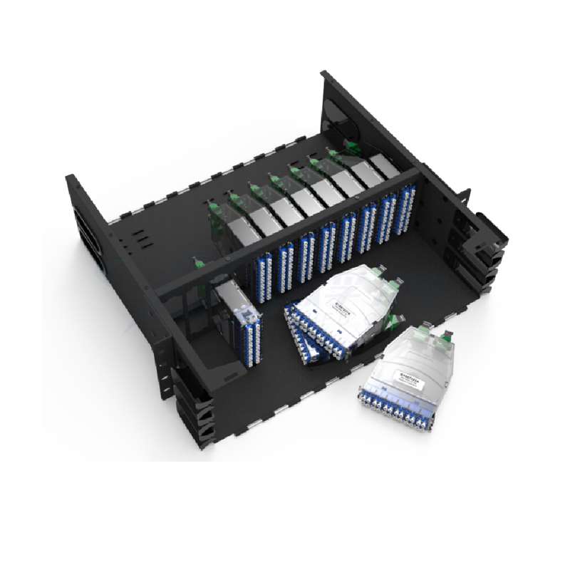 3U 288芯高密度 MPO/MTP-LC光纤配线架