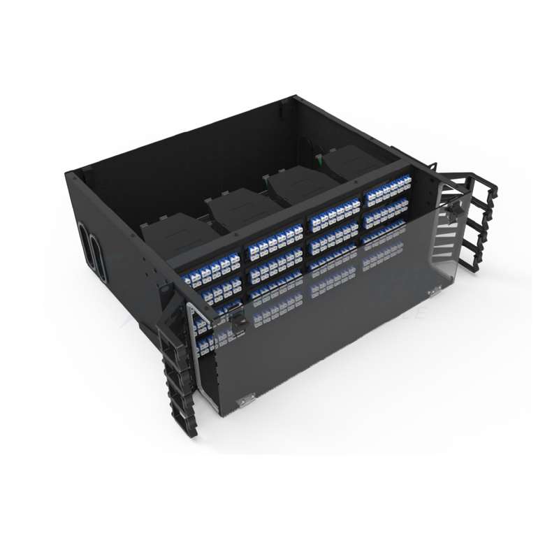 4U 384芯高密度 MPO/MTP-LC光纤配线架